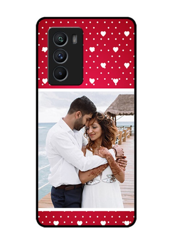 iQOO 9 SE 5G Photo Printing on Glass Case - Hearts Mobile Case Design