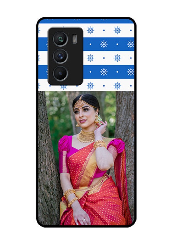 iQOO 9 SE 5G Photo Printing on Glass Case - Snow Pattern Design