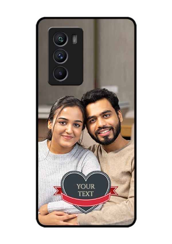 iQOO 9 SE 5G Custom Glass Phone Case - Just Married Couple Design