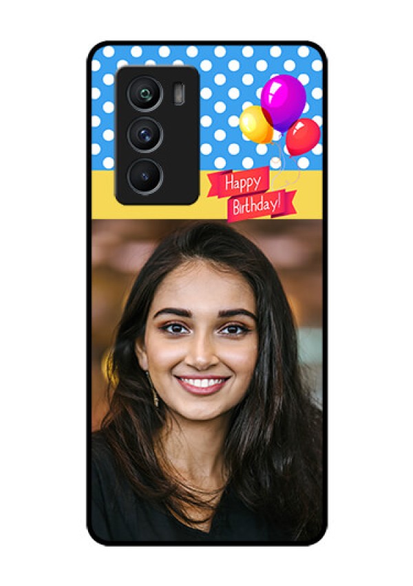 iQOO 9 SE 5G Custom Glass Mobile Case - Happy Birthday Design