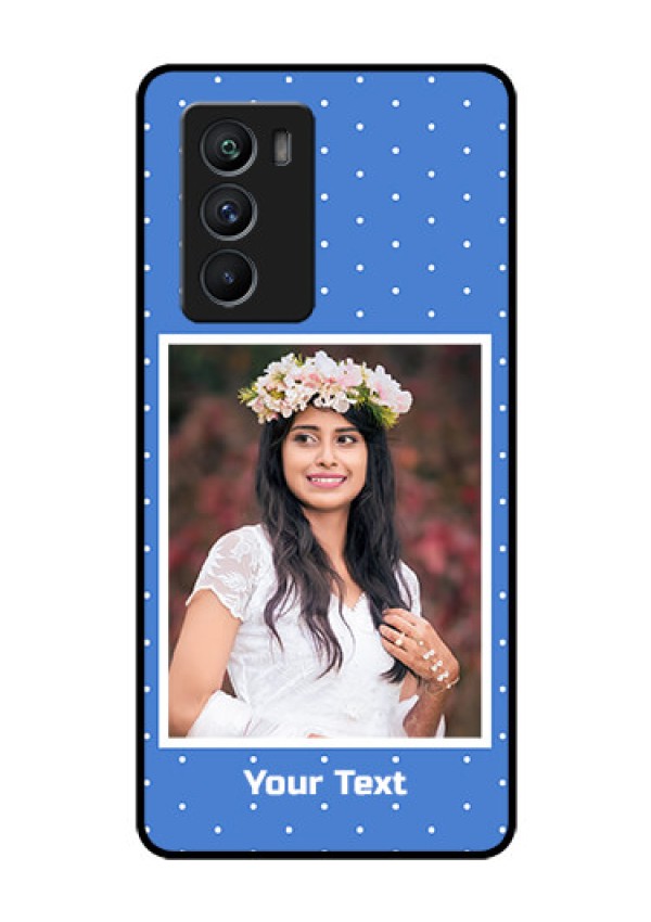 iQOO 9 SE 5G Photo Printing on Glass Case - Polka dots design