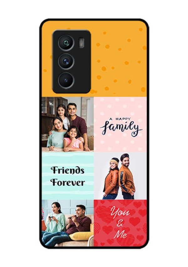 iQOO 9 SE 5G Personalized Glass Phone Case - Images with Quotes Design