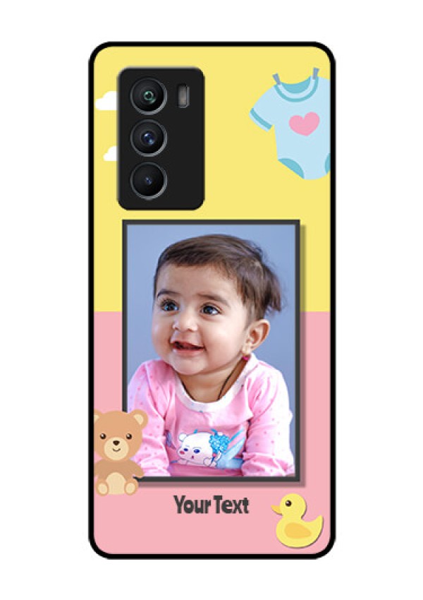 iQOO 9 SE 5G Photo Printing on Glass Case - Kids 2 Color Design