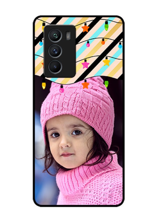 iQOO 9 SE 5G Custom Glass Mobile Case - Lights Hanging Design
