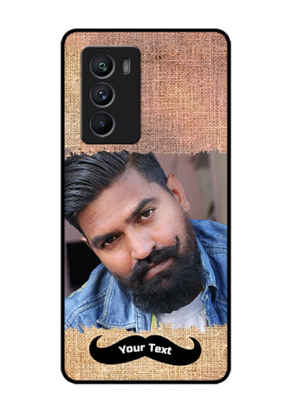 iQOO 9 SE 5G Personalized Glass Phone Case - with Texture Design