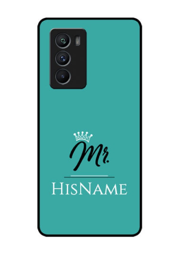 iQOO 9 SE 5G Custom Glass Phone Case Mr with Name