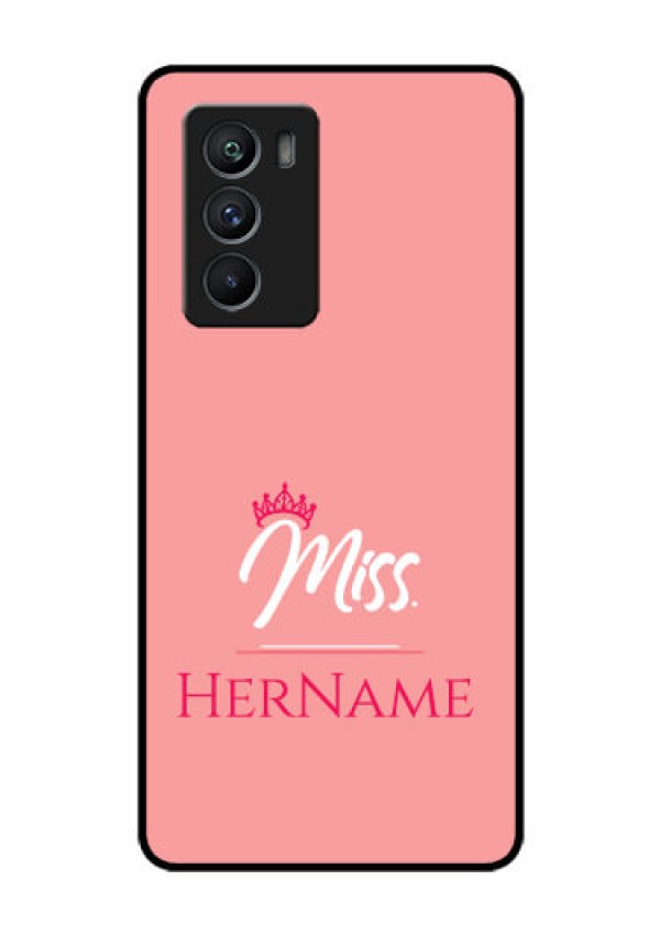 iQOO 9 SE 5G Custom Glass Phone Case Mrs with Name