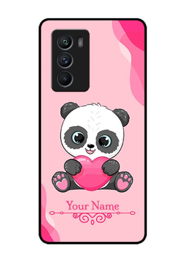 iQOO 9 SE 5G Custom Glass Mobile Case - Cute Panda Design