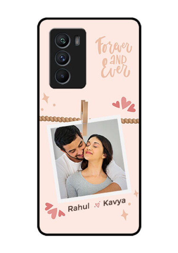 iQOO 9 SE 5G Custom Glass Phone Case - Forever and ever love Design