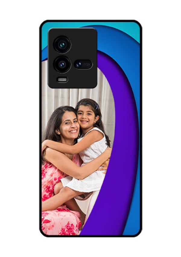iQOO 9T 5G Photo Printing on Glass Case - Simple Pattern Design