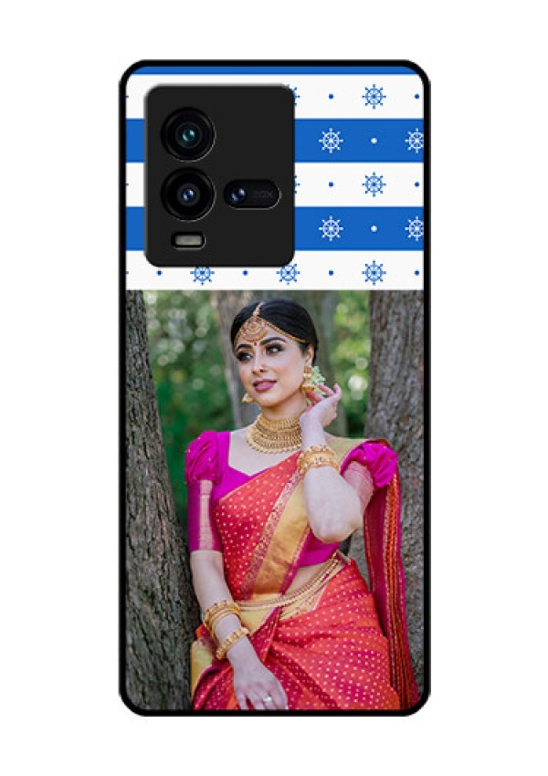 iQOO 9T 5G Photo Printing on Glass Case - Snow Pattern Design