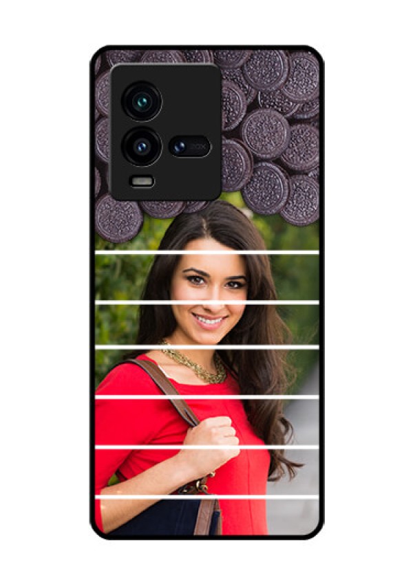iQOO 9T 5G Custom Glass Phone Case - with Oreo Biscuit Design