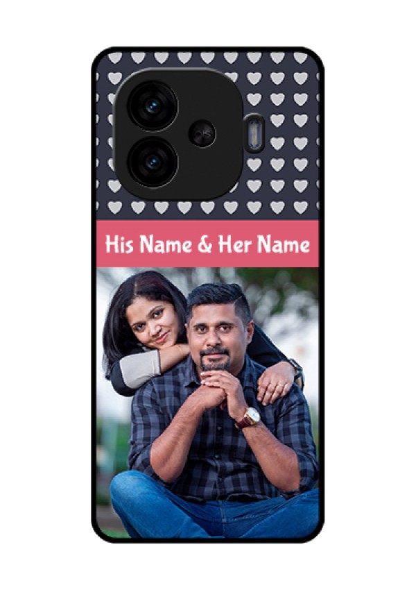 iQOO Neo 10R 5G Custom Glass Phone Case - Love Symbols Design