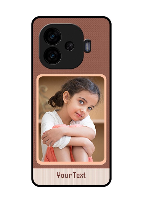 iQOO Neo 10R 5G Custom Glass Phone Case - Simple Pic Upload Design