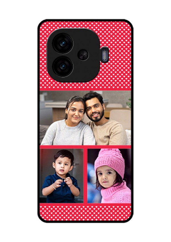 iQOO Neo 10R 5G Custom Glass Phone Case - Bulk Photo Upload Design