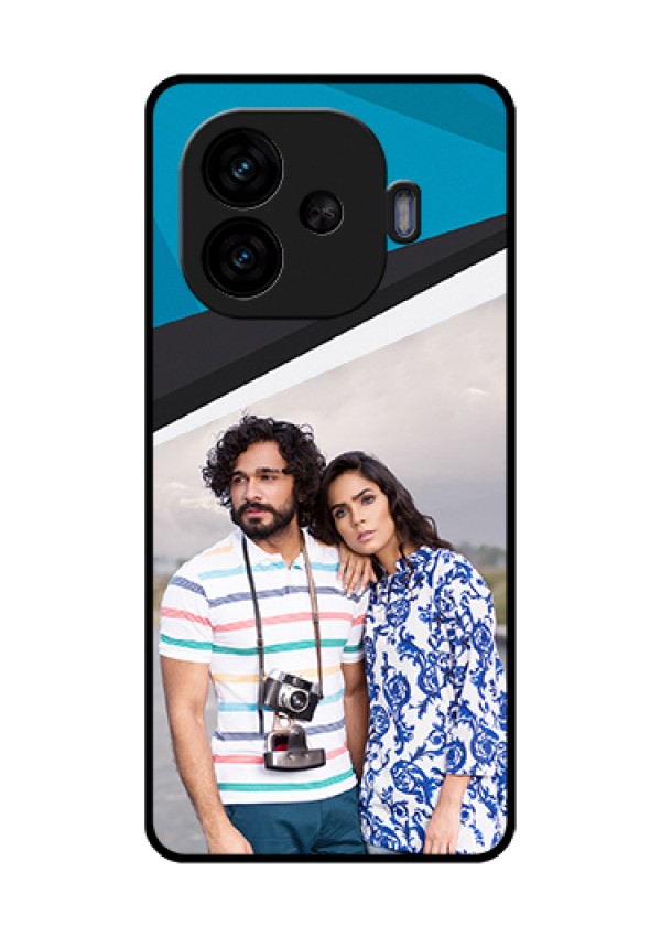 iQOO Neo 10R 5G Custom Glass Phone Case - Simple Pattern Photo Upload Design