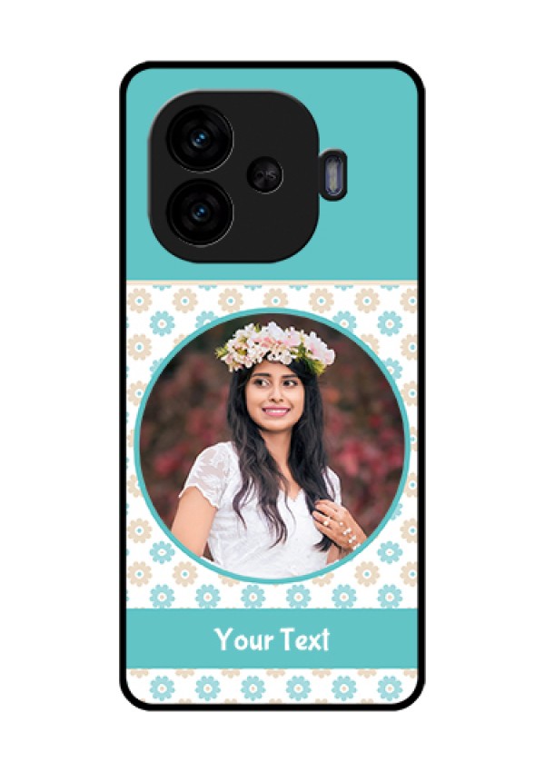 iQOO Neo 10R 5G Custom Glass Phone Case - Beautiful Flowers Design