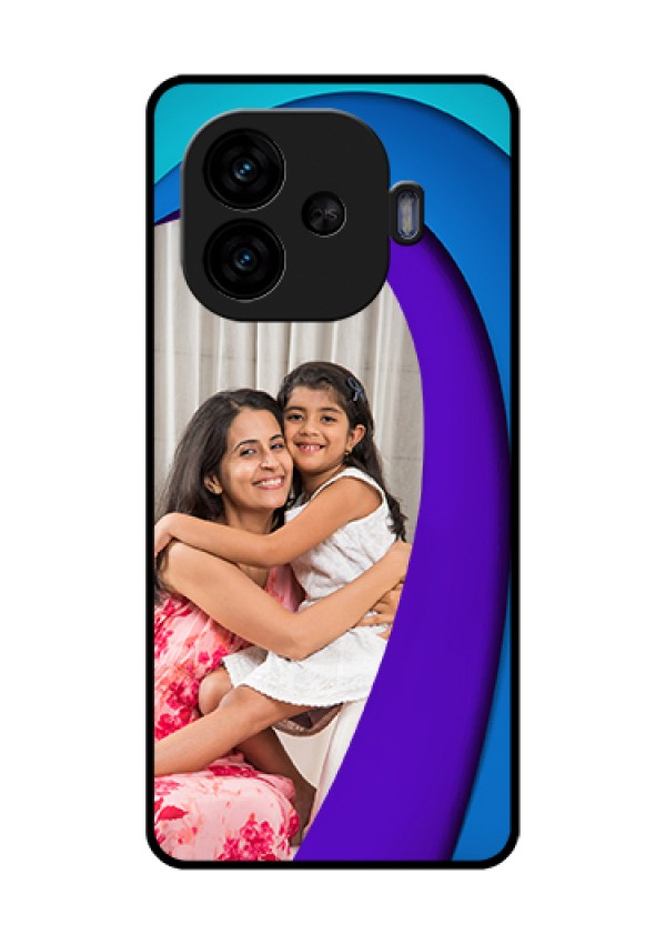 iQOO Neo 10R 5G Custom Glass Phone Case - Simple Pattern Design