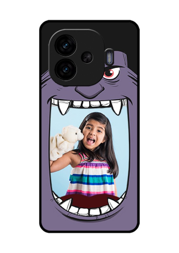 iQOO Neo 10R 5G Custom Glass Phone Case - Angry Monster Design