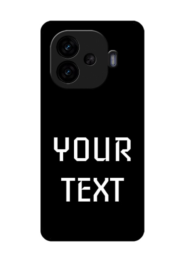 iQOO Neo 10R 5G Custom Glass Phone Case - Your Name Design