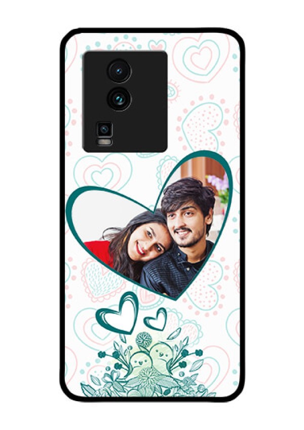 iQOO Neo 7 5G Photo Printing on Glass Case - Premium Couple Design