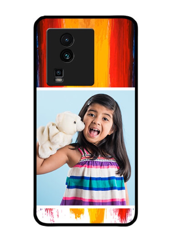 iQOO Neo 7 5G Personalized Glass Phone Case - Multi Color Design