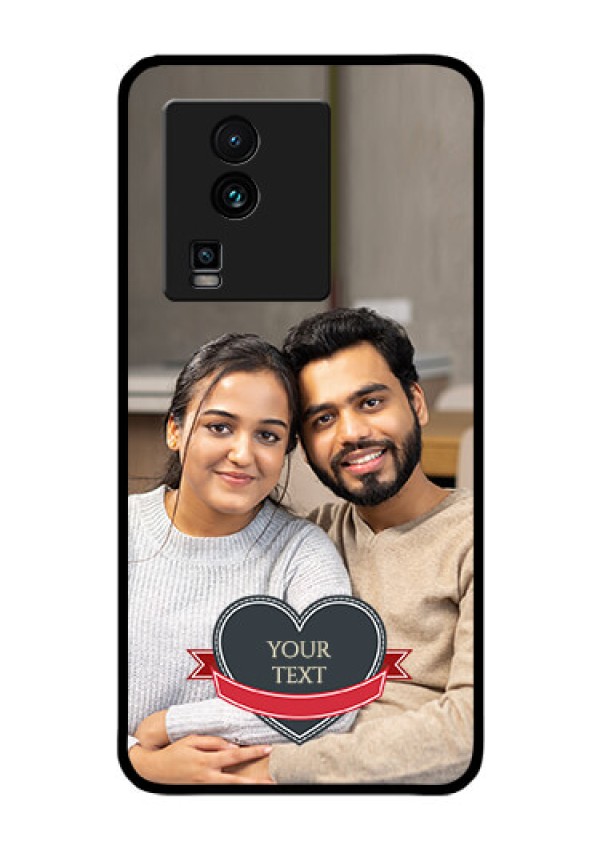 iQOO Neo 7 5G Custom Glass Phone Case - Just Married Couple Design