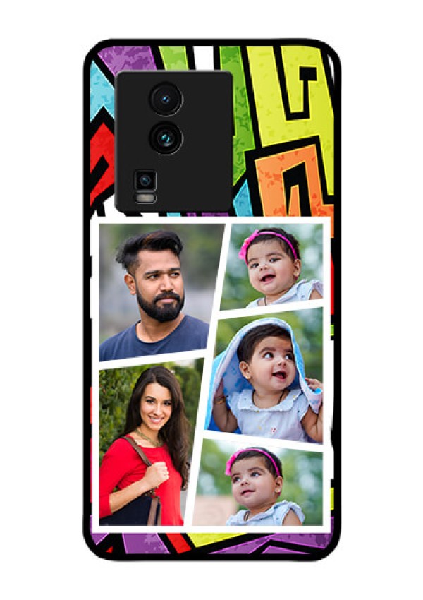 iQOO Neo 7 5G Custom Glass Phone Case - Graffiti pattern Design