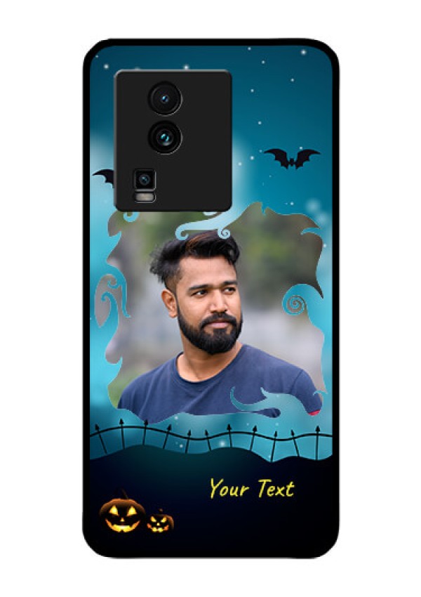 iQOO Neo 7 5G Custom Glass Phone Case - Halloween frame design