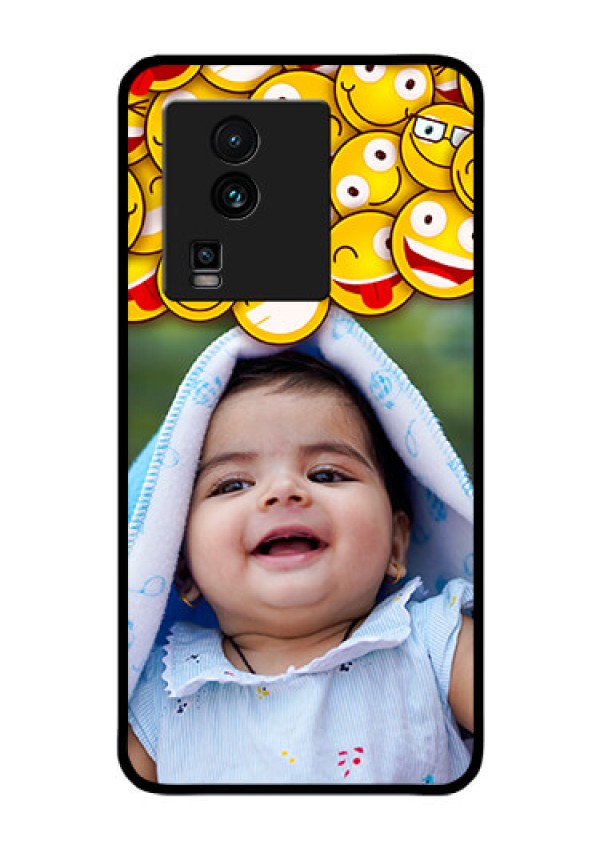 iQOO Neo 7 5G Custom Glass Mobile Case - with Smiley Emoji Design