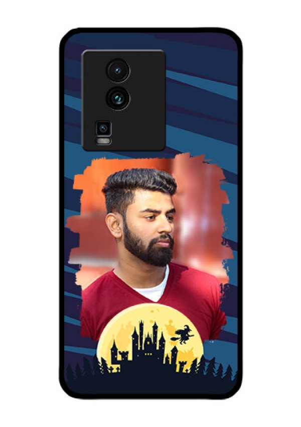 iQOO Neo 7 5G Photo Printing on Glass Case - Halloween Witch Design