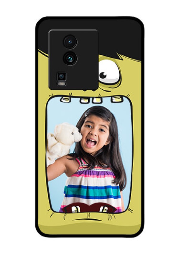 iQOO Neo 7 5G Personalized Glass Phone Case - Cartoon monster back case Design