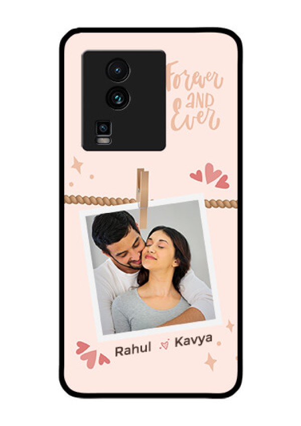 iQOO Neo 7 5G Custom Glass Phone Case - Forever and ever love Design