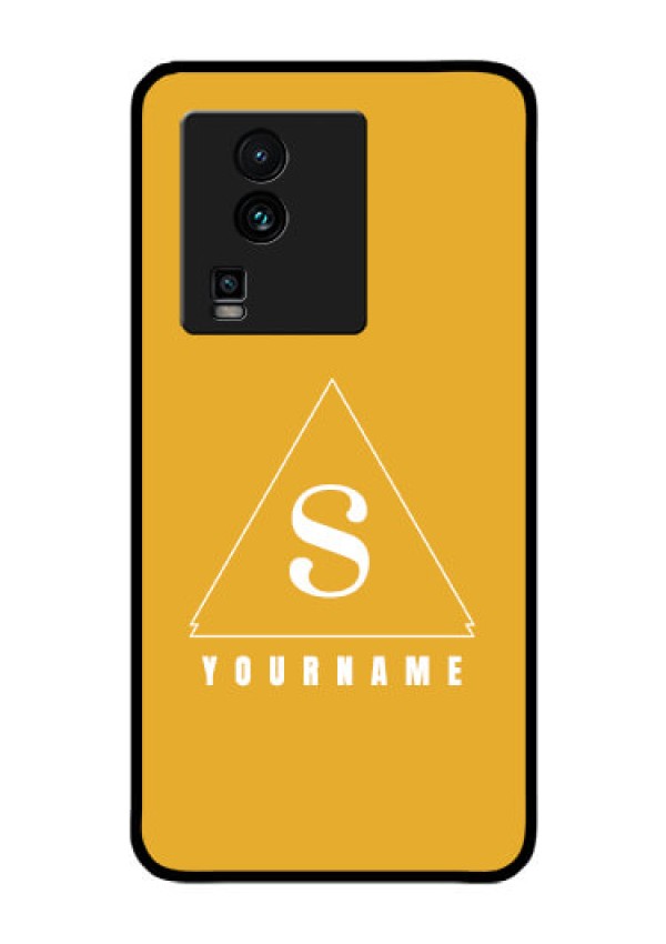 iQOO Neo 7 5G Personalized Glass Phone Case - simple triangle Design