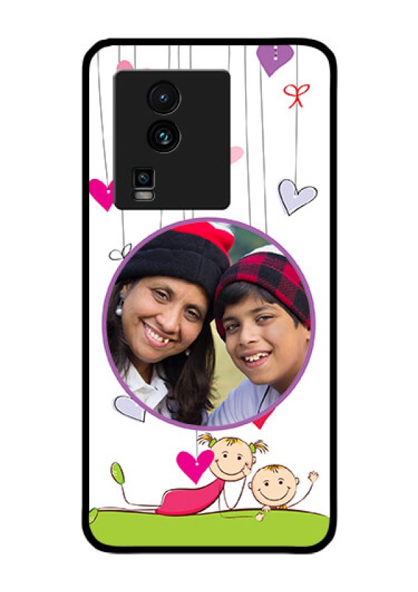 iQOO Neo 7 Pro 5G Photo Printing on Glass Case - Cute Kids Phone Case Design