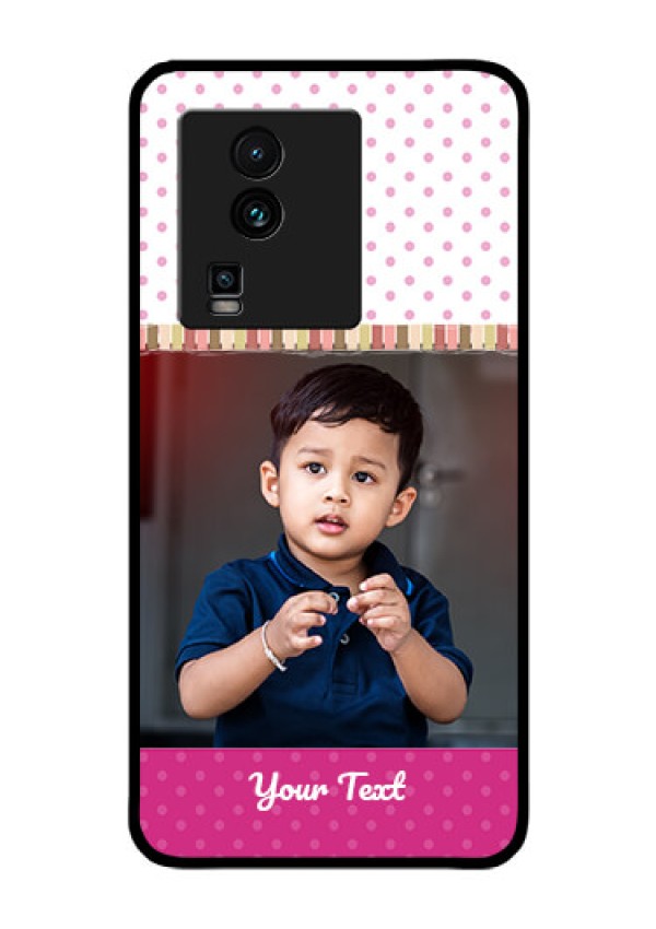 iQOO Neo 7 Pro 5G Photo Printing on Glass Case - Cute Girls Cover Design