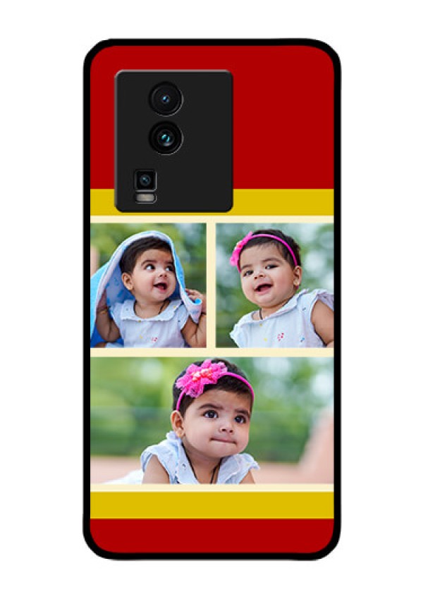 iQOO Neo 7 Pro 5G Custom Glass Mobile Case - Multiple Pic Upload Design