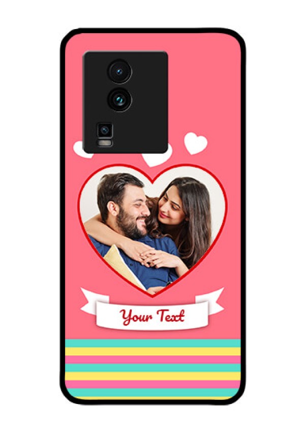 iQOO Neo 7 Pro 5G Photo Printing on Glass Case - Love Doodle Design