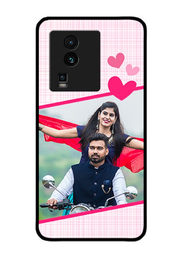 iQOO Neo 7 Pro 5G Custom Glass Phone Case - Love Shape Heart Design