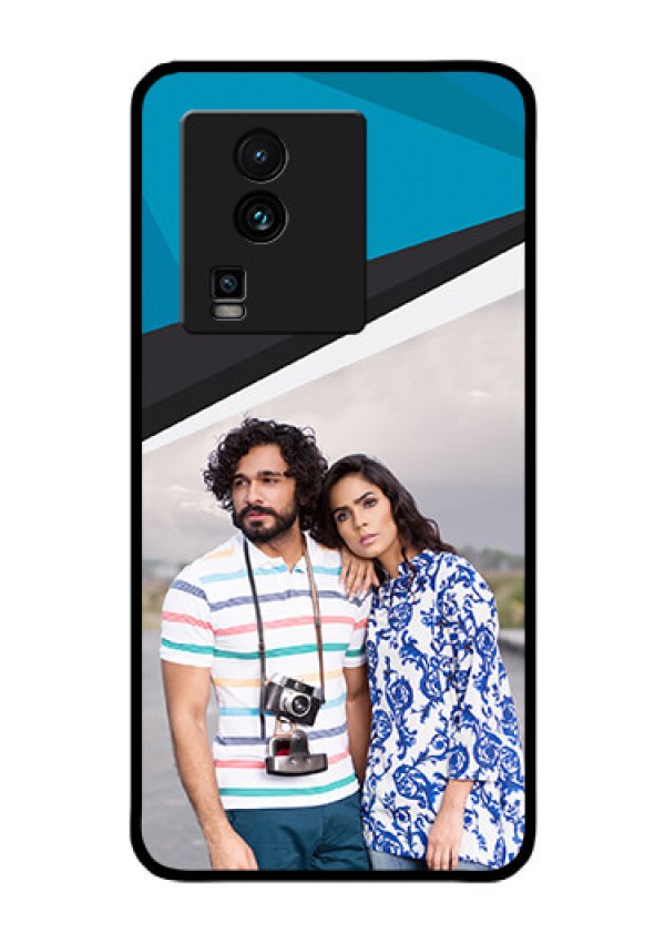 iQOO Neo 7 Pro 5G Photo Printing on Glass Case - Simple Pattern Photo Upload Design