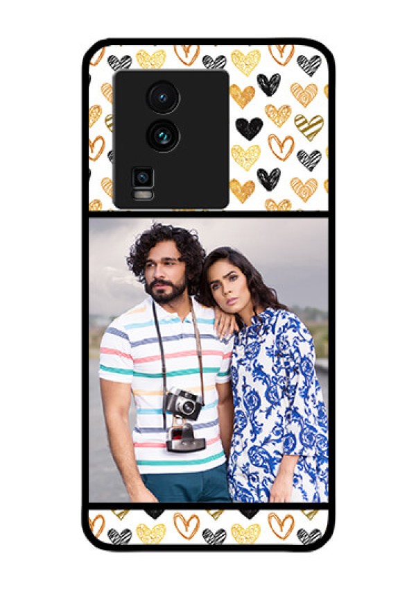 iQOO Neo 7 Pro 5G Photo Printing on Glass Case - Love Symbol Design