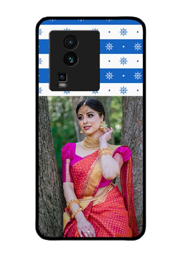 iQOO Neo 7 Pro 5G Photo Printing on Glass Case - Snow Pattern Design