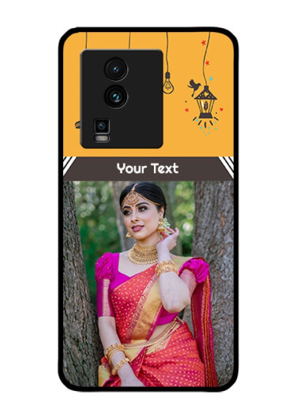 iQOO Neo 7 Pro 5G Custom Glass Mobile Case - with Family Picture and Icons