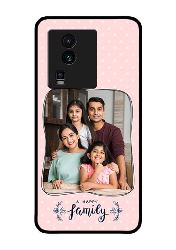 iQOO Neo 7 Pro 5G Custom Glass Phone Case - Family with Dots Design