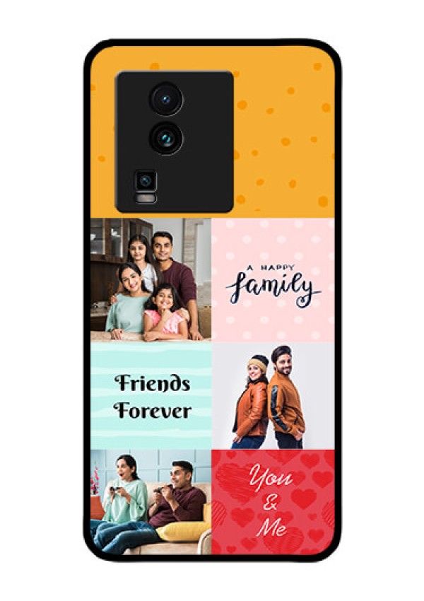 iQOO Neo 7 Pro 5G Personalized Glass Phone Case - Images with Quotes Design