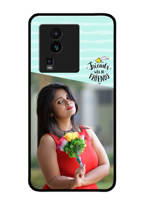 iQOO Neo 7 Pro 5G Custom Glass Phone Case - Friends Picture Icon Design