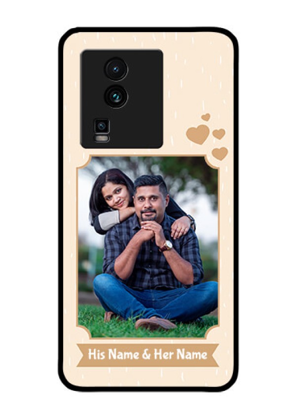 iQOO Neo 7 Pro 5G Custom Glass Phone Case - with confetti love design