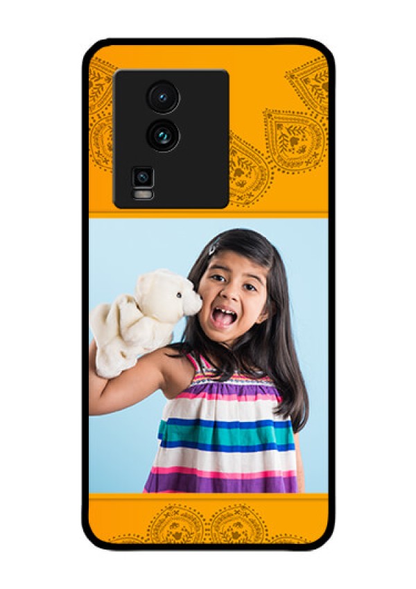 iQOO Neo 7 Pro 5G Personalized Glass Phone Case - Photo Wedding Design