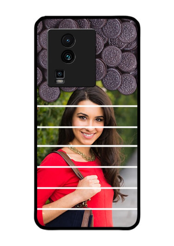 iQOO Neo 7 Pro 5G Custom Glass Phone Case - with Oreo Biscuit Design