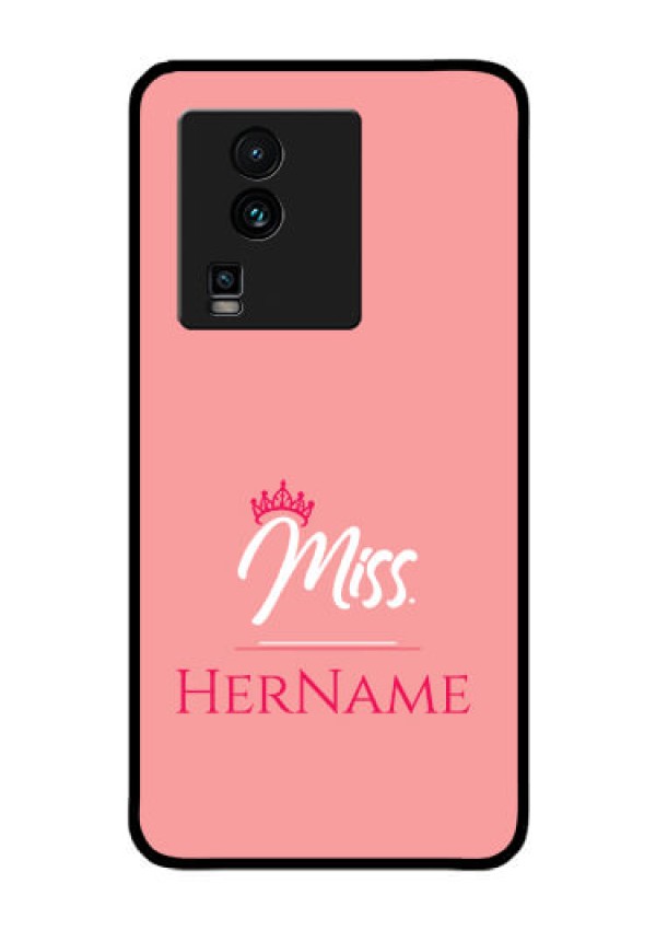 iQOO Neo 7 Pro 5G Custom Glass Phone Case Mrs with Name